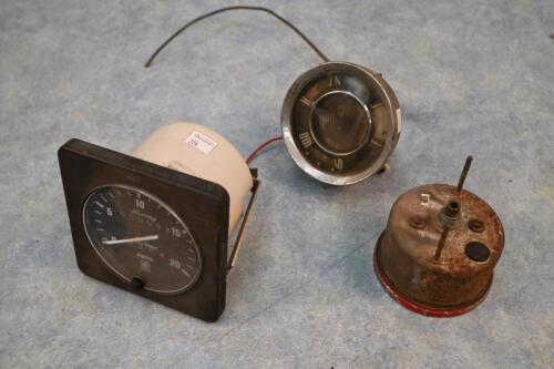 GAUGES: Three various gauges by VDO Sumlog 'Knots' and Smiths 'RPM' and 3 in 1.
