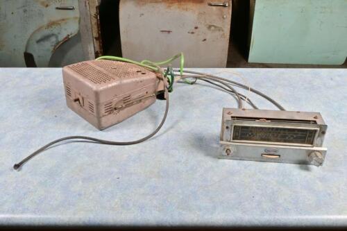RADIO: Mopar branded radio with remove facer, unit believed the same as early Holden radio