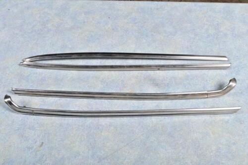 FORD: Two Ford vinyl roof chrome moulds believed to be off XW, together with two other mouldings