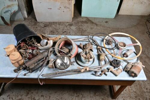 ASSORTED PARTS: A collection of miscellanous parts