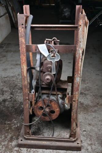 PETROL BOWSER: A Gilbert and Barker industrial petrol pump model '3920' as is.