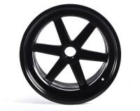 PORSCHE: A etched glass and metal coffee table in the form of a Le Mans Porsche wheel, being a rare six-spoke Porsche 956 962 magnesium alloy racing wheel, ex Rothmans Porsche 1984 Sandown 1000 FIA World Endurance Championship race (see image of CoA added - 5
