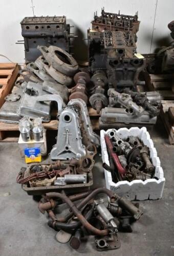 LEA FRANCIS: A collection of 1939 onwards into 1940s&nbsp;Lea Francis Limited four cylinder engine parts