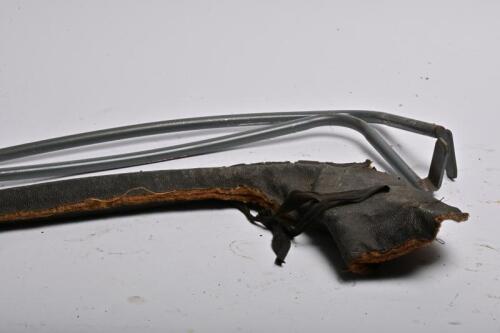 HOOD: A two piece hood bow in fitted period case, likely British 1950s/1960s