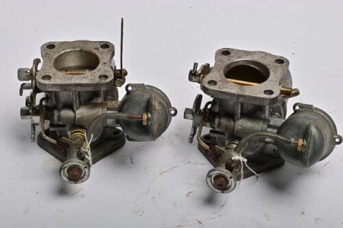 CARBURETTORS: Two 1-3/4"" SU carburettors with bottom float feed