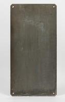 VOLCAR: A circa 1930s/1940s Volcar Battery aluminium sign, 61cm high, 31cm wide - 2