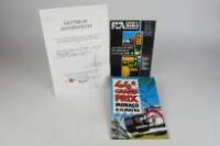 MONACO GP: Two race programmes from the 44th (1986) and 46th (1988) Monaco Grand Prix's (signed by Senna and Prost) - 2