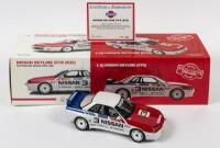 SKYLINE: A 1:18 scale Autoart Nissan Skyline GT-R (R32) as raced by Mark Skaife in 1990 Australian Grand Prix, #3, aerial missing, in double fitted box with COA, box faded