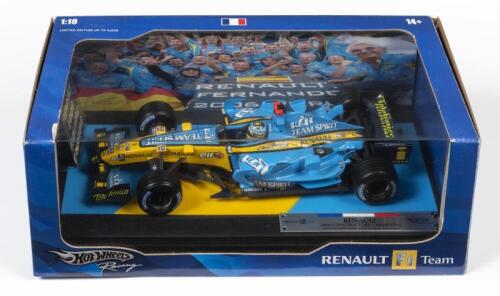RENAULT: A limited edition 1:18 scale Hot Wheels F1 Renault R26 as
