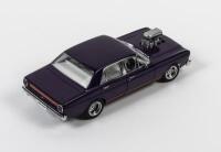 FALCON: A 1:18 scale Autoart Ford XR Falcon GT Street Machine, purple pearl with orange stripes/ white interior, with COA numbered 1161/1704, in fitted box - 2