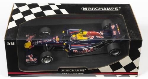 RENAULT: A limited edition 1:18 scale Minichamps F1 Renault as raced by Mark Webber in 2010, #6, Red Bull Racing team, in fitted box