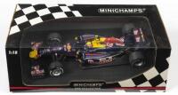 RENAULT: A limited edition 1:18 scale Minichamps F1 Renault as raced by Mark Webber in 2010, #6, Red Bull Racing team, in fitted box