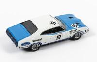 FALCON: A limited edition 1:18 scale Classic Carlectables Ford XA Falcon GT Hardtop, 1973 Bathurst Winner, number #9, white/blue, with COA numbered 3930/4800, missing mirror, in double fitted box - 2