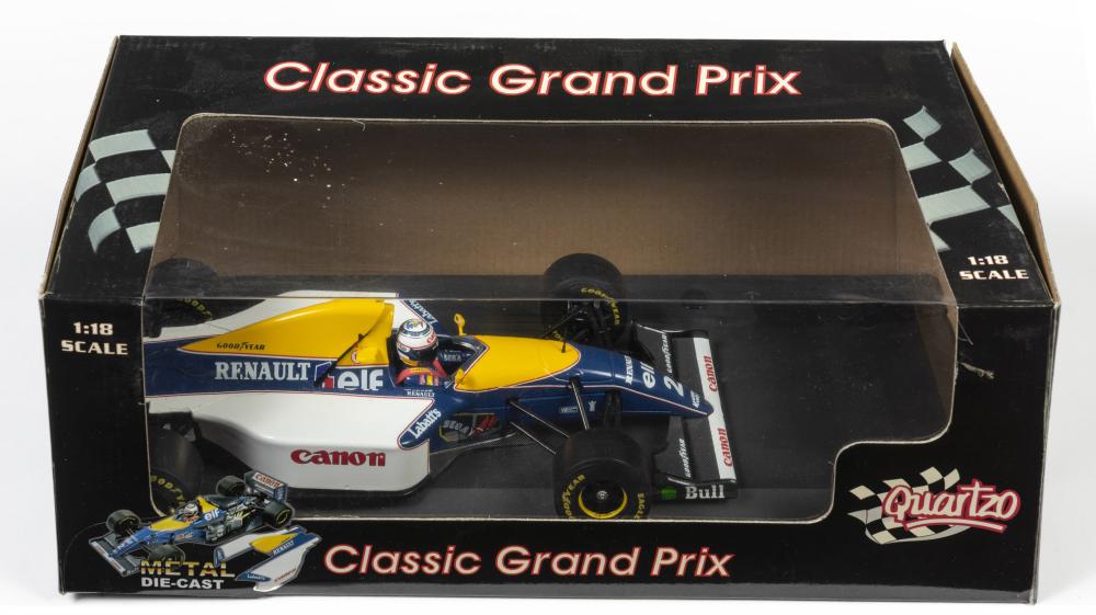 WILLIAMS: A 1:18 scale Quartzo F1 Williams FW15C as raced by Alain