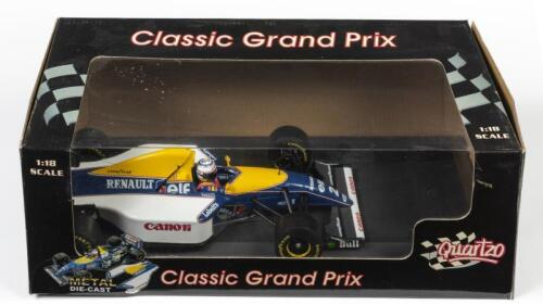 WILLIAMS: A 1:18 scale Quartzo F1 Williams FW15C as raced by Alain Prost in 1993 Grand Prix of South Africa, the model is numbered 702/4000, in fitted box