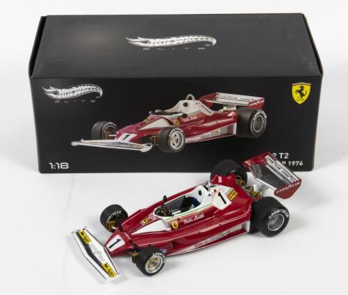 FERRARI: A 1:18 scale Hot Wheels F1 Ferrari 312 T2 Monaco GP 1976, in fitted box