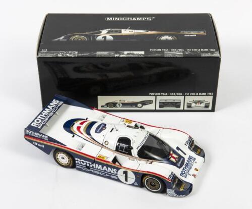 PORSCHE: A 1:18 scale Minichamps Porsche 956L as raced by Derek Bell/Jackie Ickx in 1982 Le Mans, #1, in fitted box
