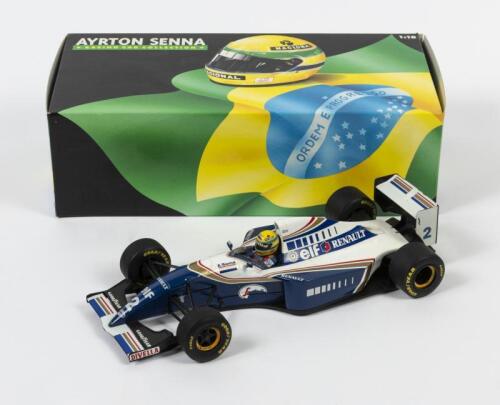 WILLIAMS: A 1:18 scale Ayrton Senna F1 Williams Renault FW16 in 1994 San Marino GP, in fitted box