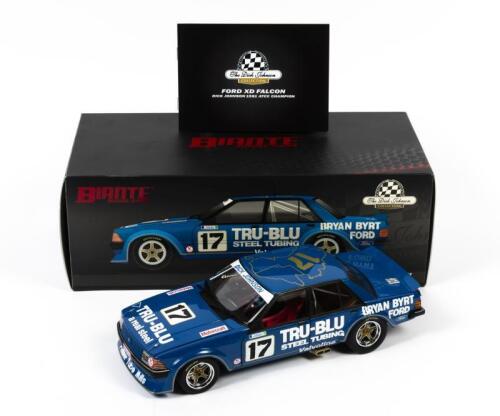 FALCON: A 1:18 scale Biante Ford XD Falcon as raced by Dick Johnson in 1981 ATCC champion, #17, missing the aerial, with COA signed by Dick Johnson and numbered 867/1000, in fitted box
