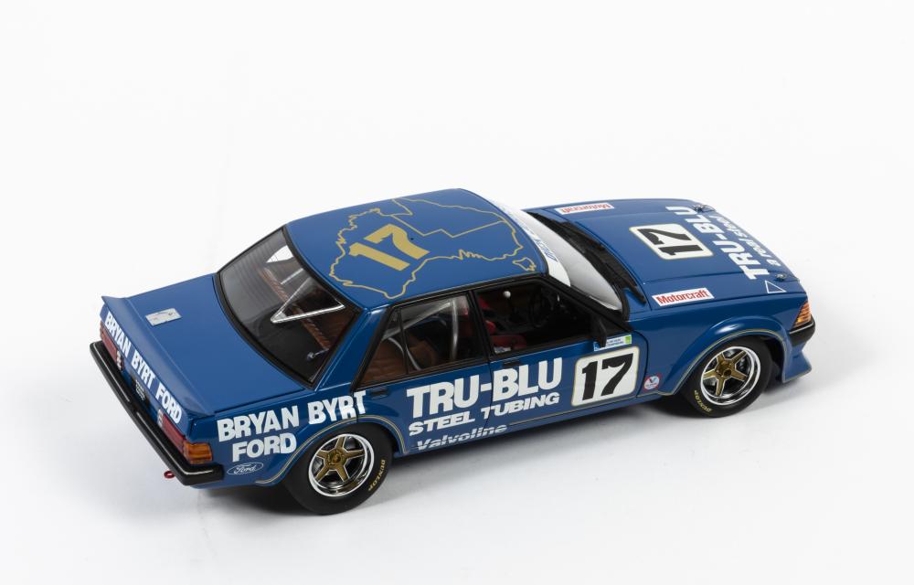 FALCON: A 1:18 scale Biante Ford XD Falcon as raced by Dick Johnson in 1981  ATCC champion, #17, missing the aerial, with COA signed by Dick Johnson and  numbered 867/1000, in fitted box - Price Estimate: $ - $