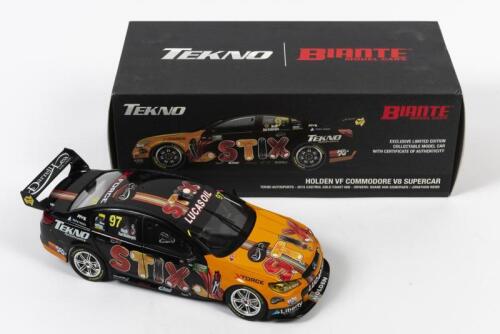 COMMODORE: A limited edition 1:18 scale Biante Holden Commodore VF as raced by Shane van Gisbergen/ Jonathon Webb&nbsp;in 2015 Castrol Gold Coast 600 V8 supercar, two aerial detached but present, in fitted box