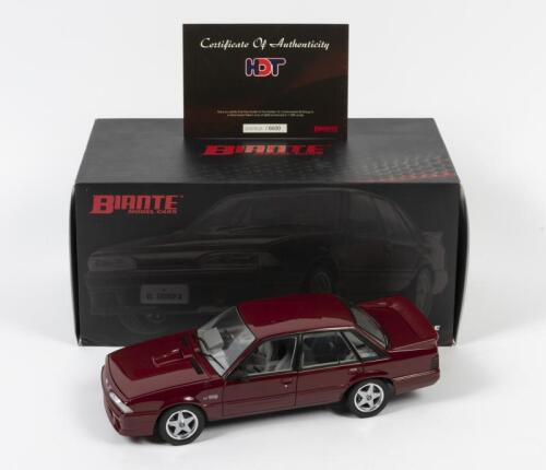 COMMODORE: A 1:18 scale Biante Holden VL Commodore SS group A, year 1986, permanent red, with COA numbered 2652/6600, in fitted box