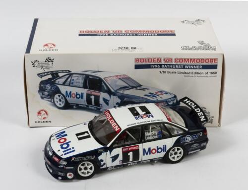 COMMODORE: A limited edition 1:18 scale Classic Carlectables Holden VR Commodore as raced by Greg Murphy/Craig Lowndes in 1996 Bathurst winner, #1,in fitted box