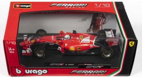 FERRARI: A 1:18 scale Bburago F1 Ferrari SF15-T as raced by Sebastian Vettel in 2015, #5, Vettel named his SF15-T "Eva" for the 2015 season, in fitted box