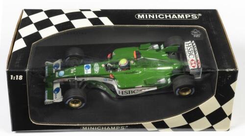JAGUAR: A 1:18 scale Minichamps F1 Jaguar Racing R4 as raced by Mark Webber, #14, in fitted box