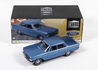 FALCON: A limited edition 1:18 scale Artisan collection Ford XP Falcon 1965 sedan, blue, in fitted box