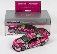 FALCON: A limited edition 1:18 scale Classic Carlectables Ford FG Falcon as raced by Craig Lowndes in 2009 "Sydney Telstra 500", #888, TeamVodafone, with COA numbered 329/3100, in double fitted box