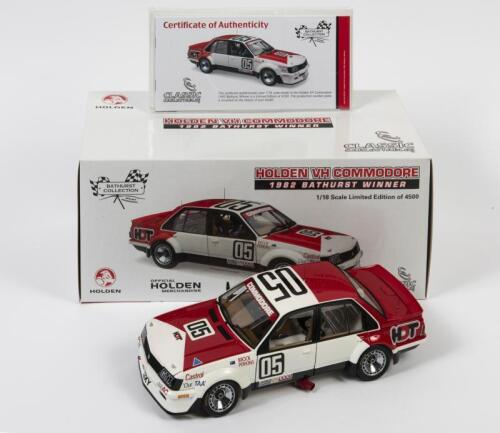 COMMODORE: A limited edition 1:18 scale Classic Carlectables Holden VH Commodore as raced by Peter Brock/Larry Perkins in 1982 Bathurst Winner, #5, with COA numbered 2443/4500, in double fitted box