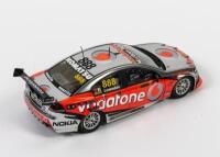 COMMODORE: A limited edition 1:18 scale Classic Carlectables Holden VE Commodore as raced by Craig Lowndes in 2010, Team Vodafone, with COA numbered 2197/2500, in double fitted box - 2