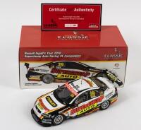 COMMODORE: A limited edition 1:18 scale Classic Carlectables Holden VE Commodore as raced by Russell Ingall in 2010 Supercheap Auto racing, #39, with COA numbered 142/500, in double fitted box