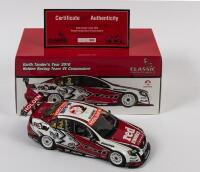 COMMODORE: A limited edition 1:18 scale Classic Carlectables Holden VE Commodore as raced by Garth Tander in 2010, with COA numbered 439/1000, in double fitted box