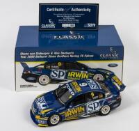 FALCON: A limited edition 1:18 scale Classic Carlectables Ford Falcon as raced by Shane Van Gisbergen/Alex Davison in 2009 Bathurst , Stone Brothers Racing FG Falcon, #9, with COA numbered 914/1000, in double fitted box, box faded