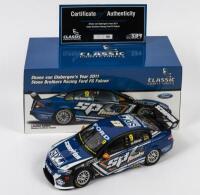 FALCON: A limited edition 1:18 scale Classic Carlectables Ford Falcon as raced by Shane Van Gisbergen in 2011 Stone Brothers Racing FG Falcon, #9, with COA numbered 265/750, in double fitted box