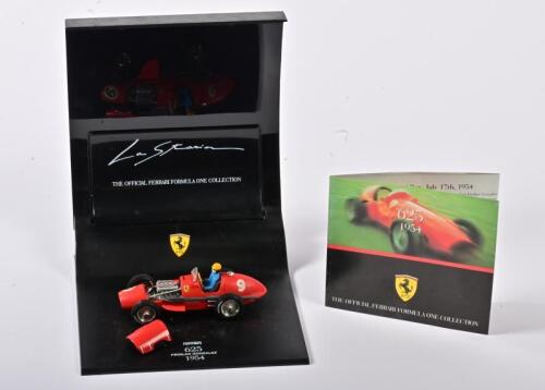 FERRARI: A 1:43 scale model of a 1954 Ferrari 625 as driven by Froilan Gonzalez