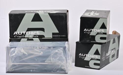 AUTOART: A four boxed 1:18 scale Autoart crystal case