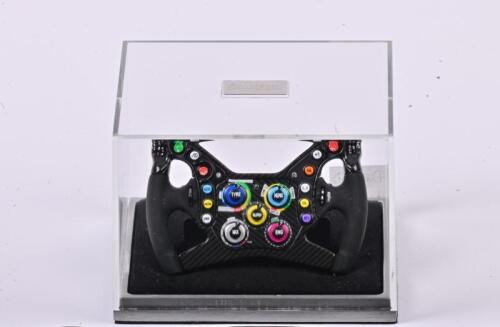 RED BULL: A 1:4 scale RED BULL RB7 (2011) STEERING WHEEL by Amalgam, in a original display case