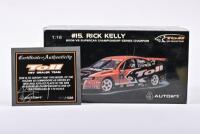 COMMODORE: A 1:18 scale Autoart Holden VZ Commodore as raced by Rick Kelly in 2006 V8 Supercar Championship Series Champion, #15, in fitted box - 2