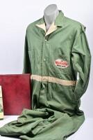 Independent: A very interesting and rare group of Independent Service Station items, including an original pair of overalls by Sterling, an album of ephemera from 1952 including memorandums, clothing swatches, "Job Cost Cards" and a merchandising manual f - 2