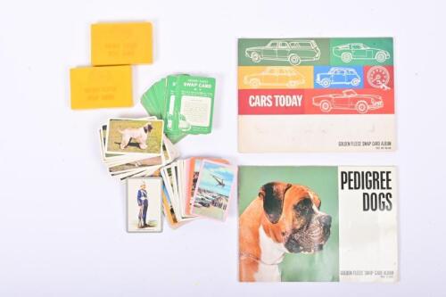 GOLDEN FLEECE: A collection of Golden Fleece swap cards and two albums, including one complete album of Pedigree Dogs