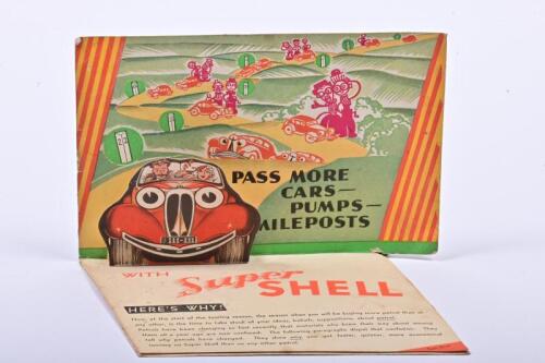 SHELL: A Super Shell cardboard and paper display counter top booklet