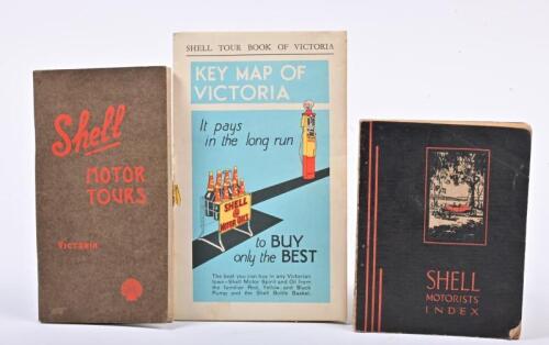 SHELL: Three Shell brochures including two relating to touring in Victoria & Australia