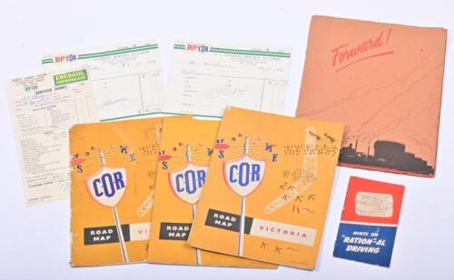 COR: A collection of COR related ephemera, including road maps and others