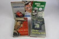 GRAND PRIX: Five period books on racing drivers (signed)