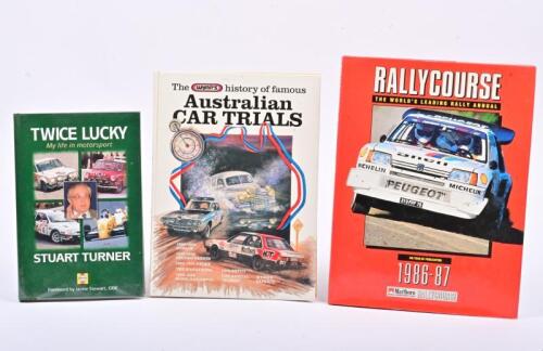 MOTORSPORT: Thre hardcover books relating to motorsport