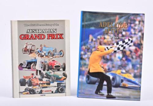 AUSTRALIAN GRAND PRIX: Two hardcover books relating to the AGP&nbsp;including "Australian Grand Prix"&nbsp;