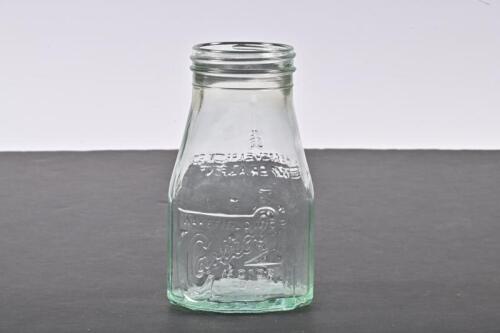 CASTROL: An early 1940s one pint embossed Castrol Wakefield glass oil bottle